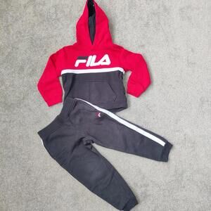 Fila Boy's Hoodie and Sweatpants Set size 4T